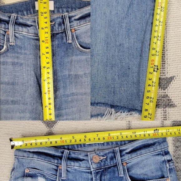 MOTHER Stunner Ankle Step Fray in Helter Skelter High Rise 24 - Picture 10 of 16